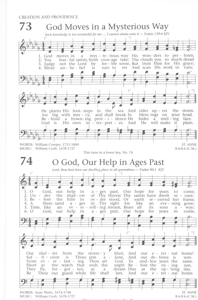 Baptist Hymnal 1991 page 66