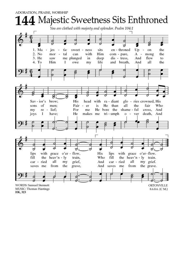 Baptist Hymnal 2008 page 216