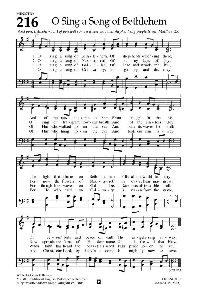 Baptist Hymnal 2008 page 309