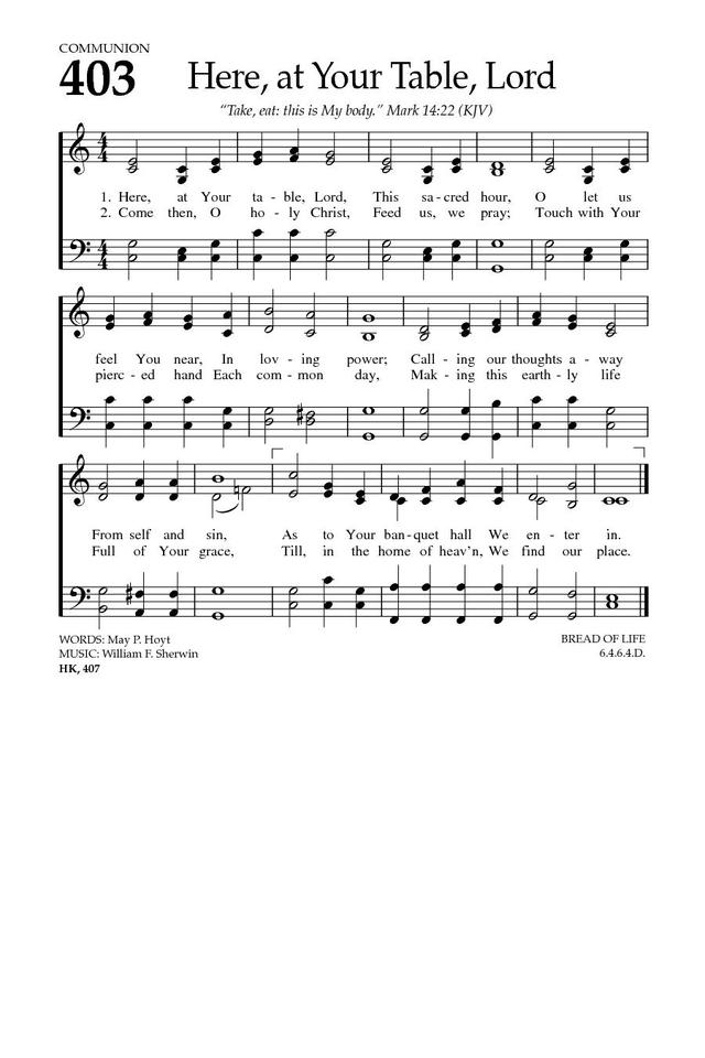 Baptist Hymnal 2008 page 559