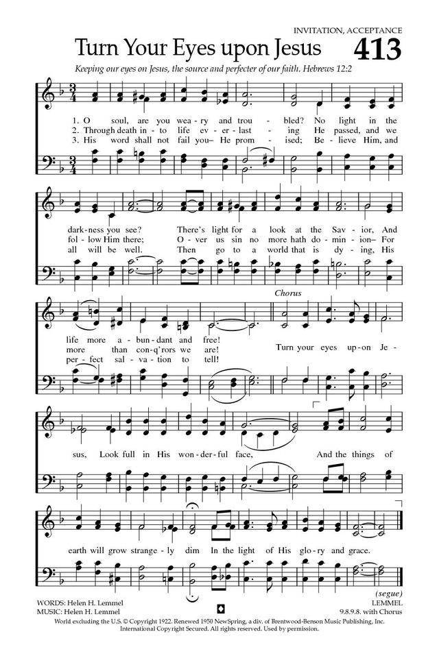 Baptist Hymnal 2008 page 572