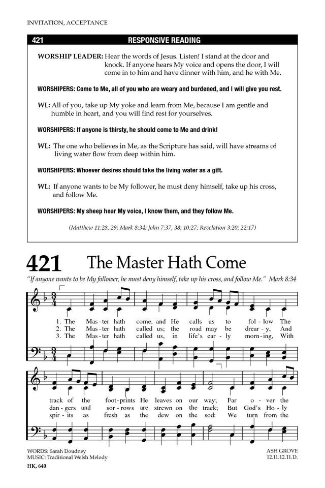 Baptist Hymnal 2008 page 580