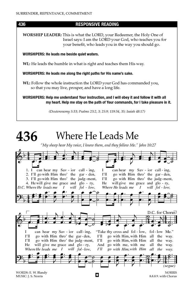 Baptist Hymnal 2008 page 599