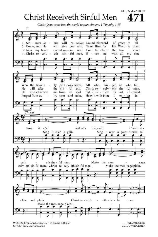 Baptist Hymnal 2008 page 646