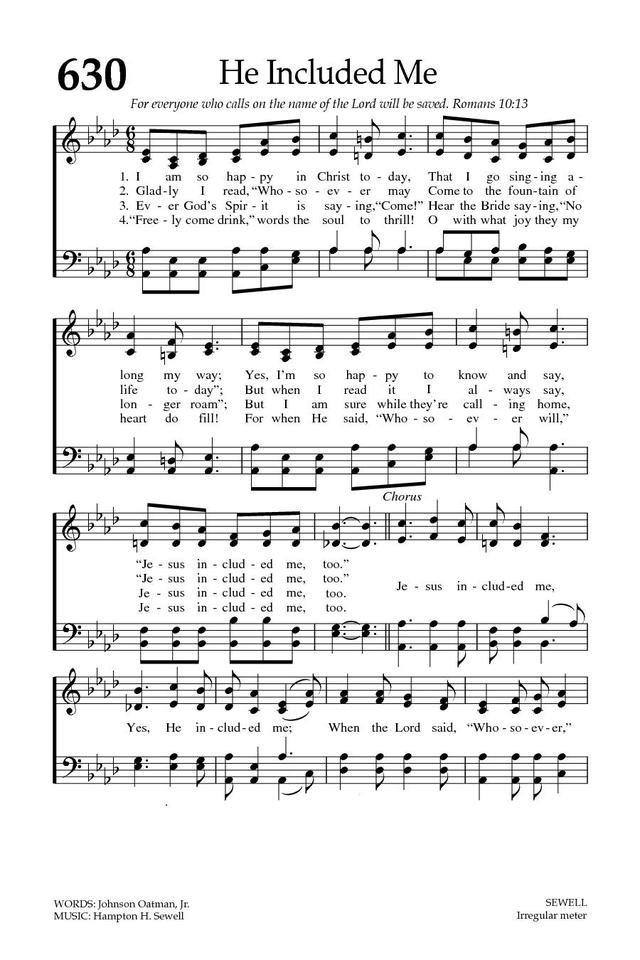 Baptist Hymnal 2008 page 861