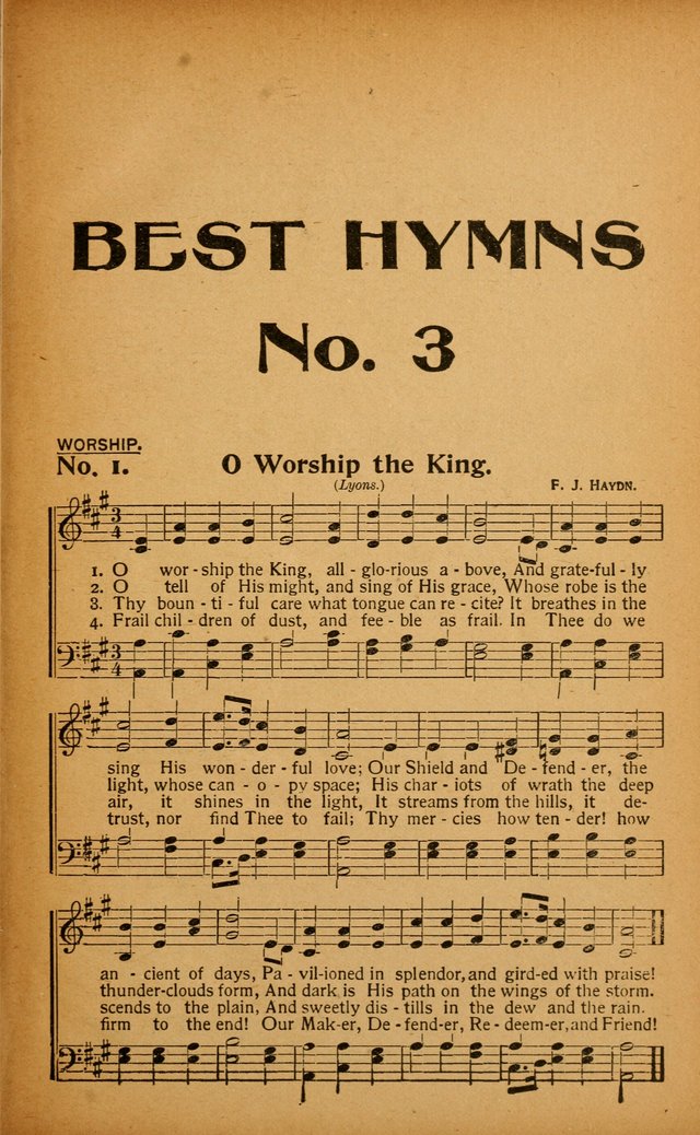 Best Hymns No. 3: for services of song in Christian work page 2