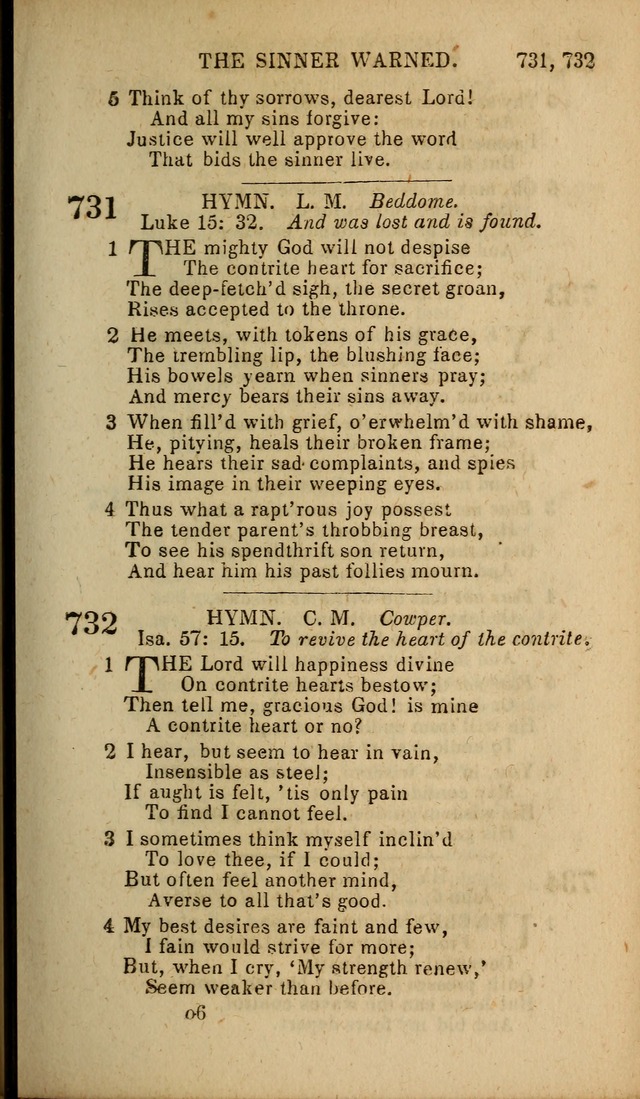 The Baptist Hymn Book: original and selected: in two parts page 427