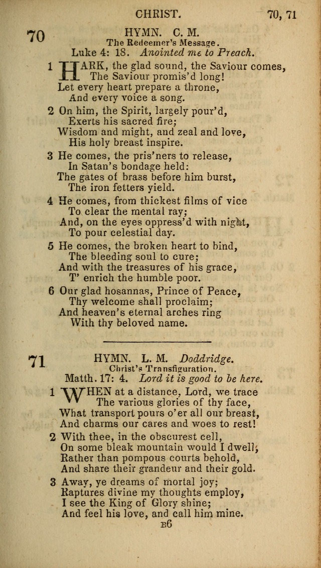 The Baptist Hymn Book: original and selected: in two parts page 43