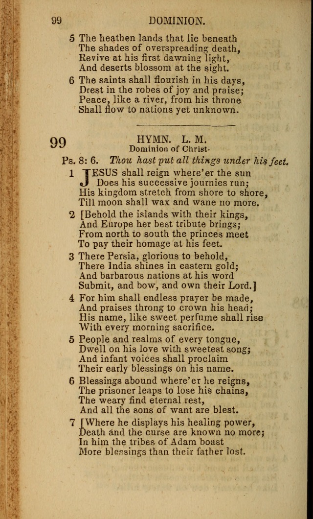 The Baptist Hymn Book: original and selected: in two parts page 62