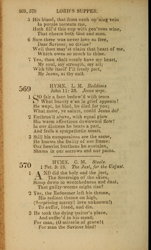 Baptist Hymn Book page 332