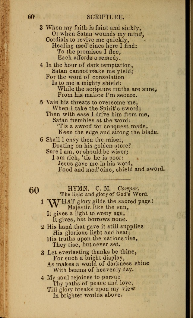 Baptist Hymn Book page 36