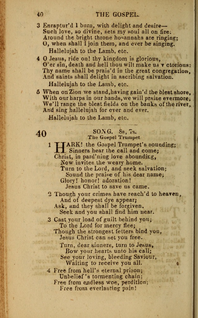 Baptist Hymn Book page 540
