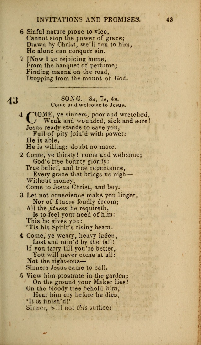 Baptist Hymn Book page 543