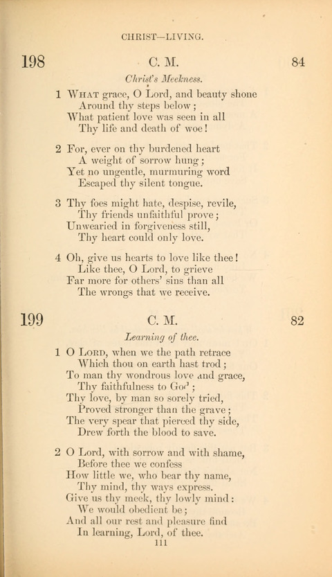 The Baptist Hymn Book page 111