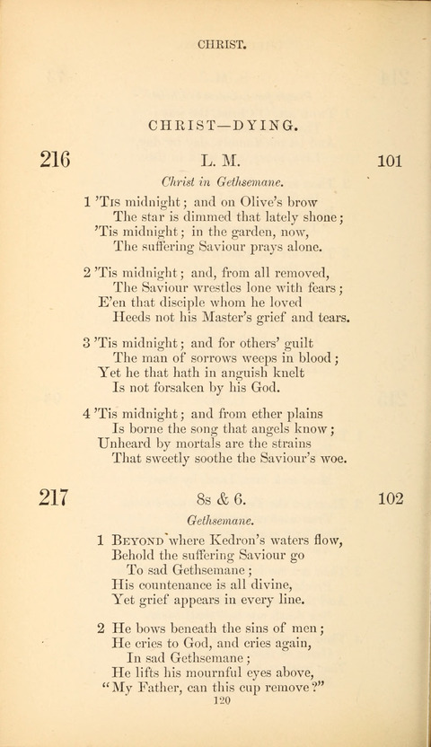 The Baptist Hymn Book page 120