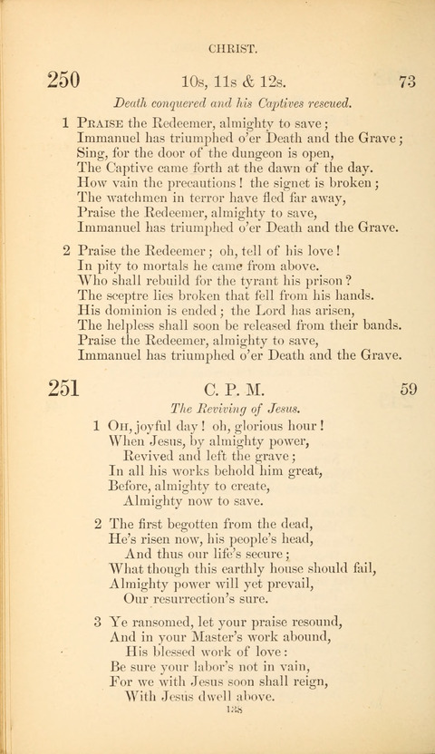 The Baptist Hymn Book page 138