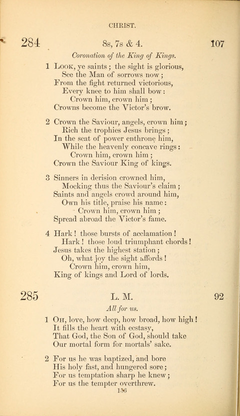 The Baptist Hymn Book page 156