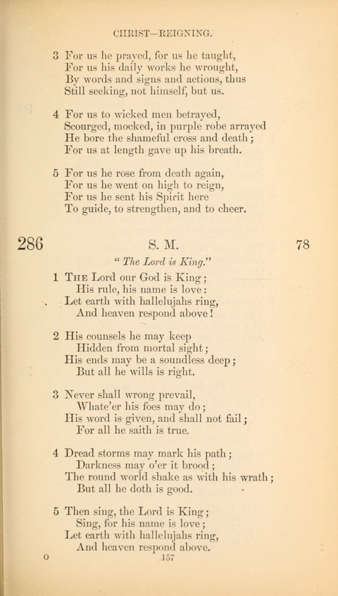 The Baptist Hymn Book page 157