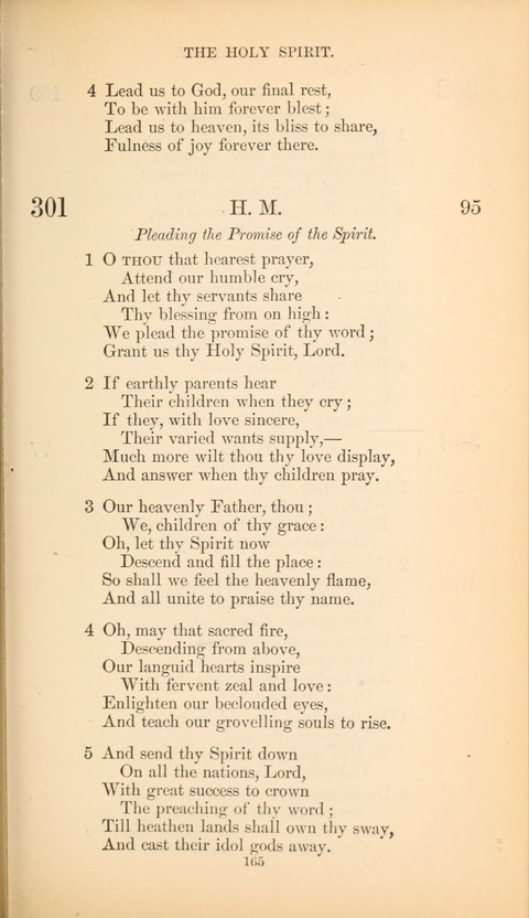 The Baptist Hymn Book page 165