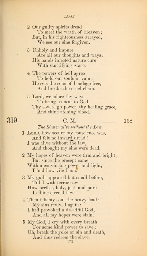 The Baptist Hymn Book page 175