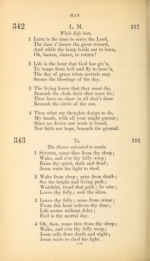 The Baptist Hymn Book page 188