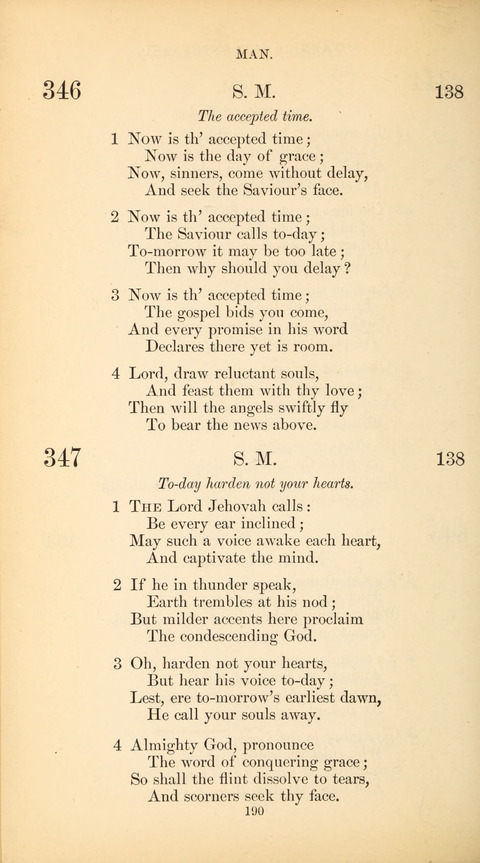 The Baptist Hymn Book page 190