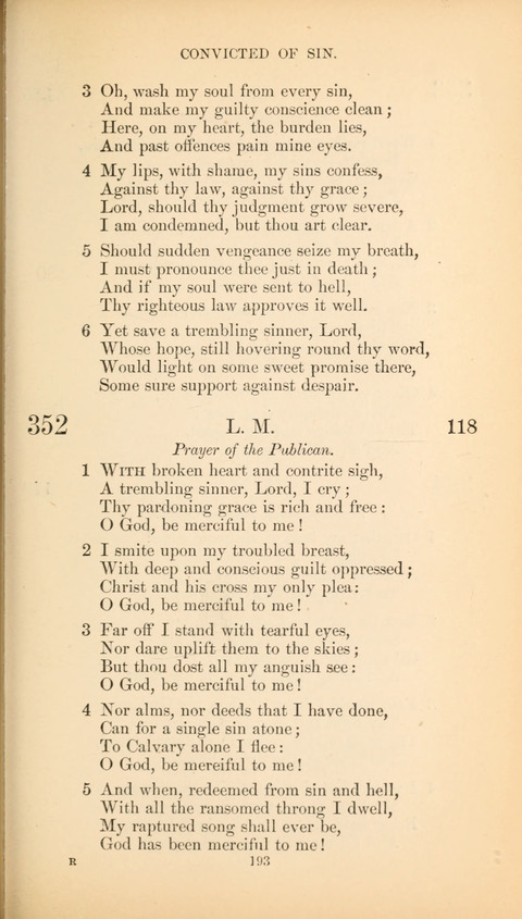 The Baptist Hymn Book page 193