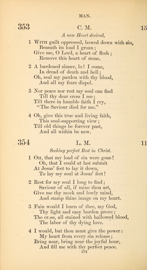The Baptist Hymn Book page 194