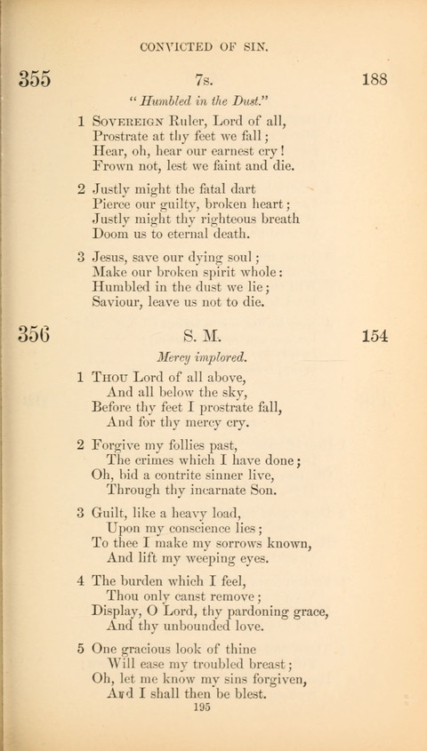 The Baptist Hymn Book page 195