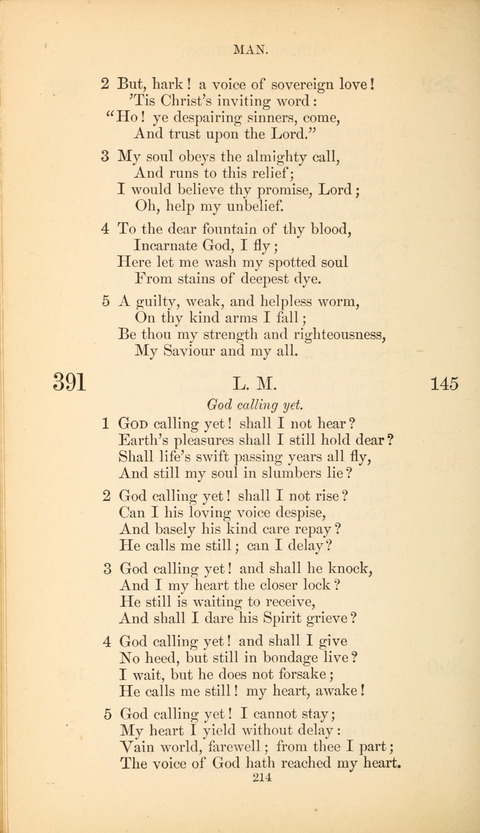 The Baptist Hymn Book page 214
