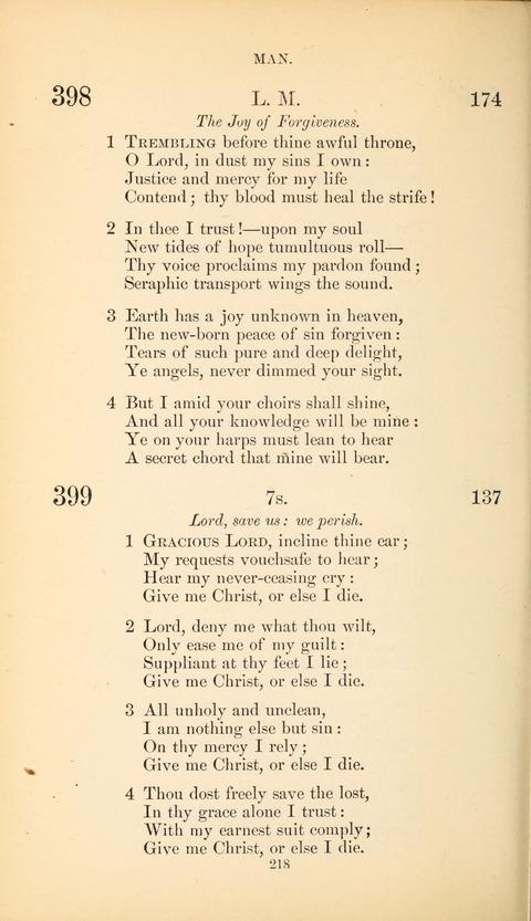The Baptist Hymn Book page 218