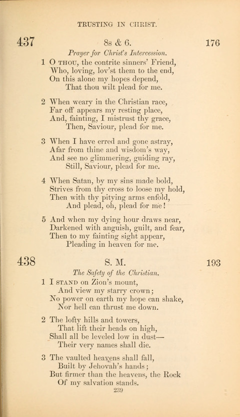 The Baptist Hymn Book page 239