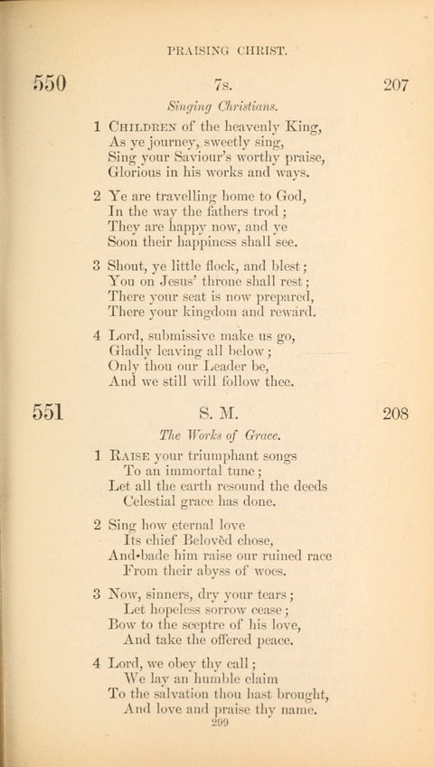 The Baptist Hymn Book page 299