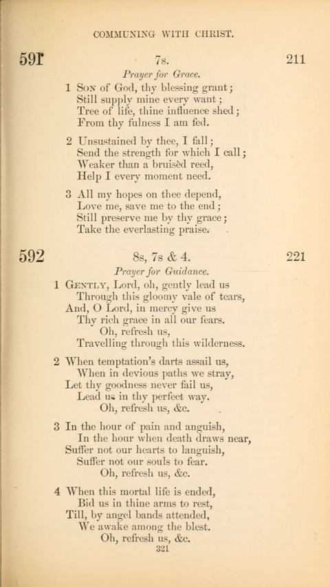 The Baptist Hymn Book page 321