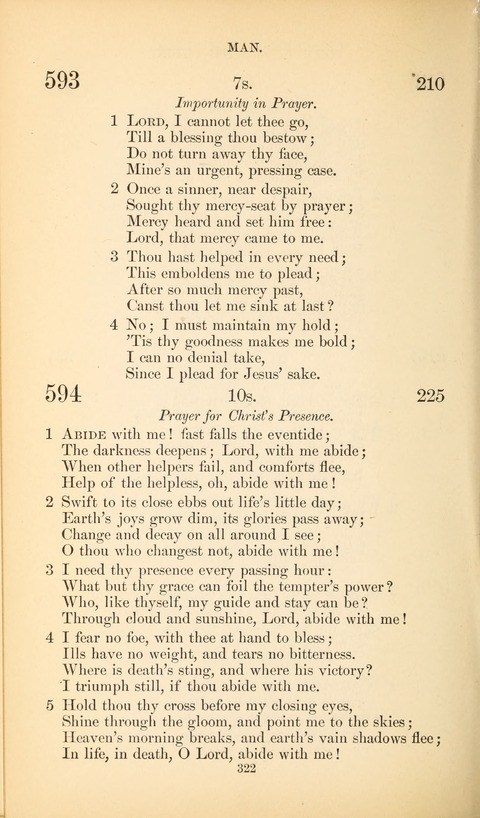 The Baptist Hymn Book page 322