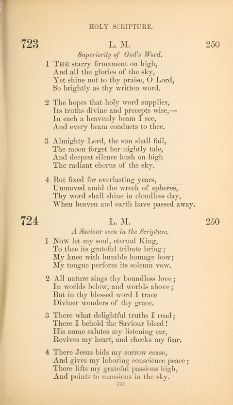 The Baptist Hymn Book page 391