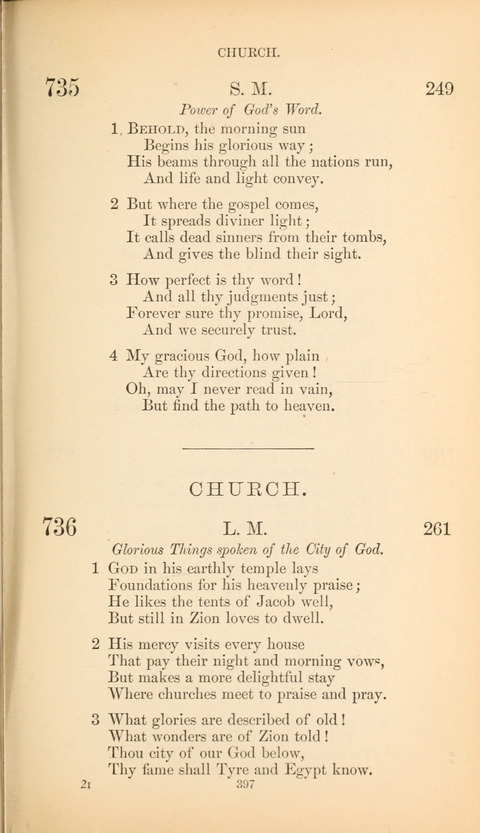 The Baptist Hymn Book page 397