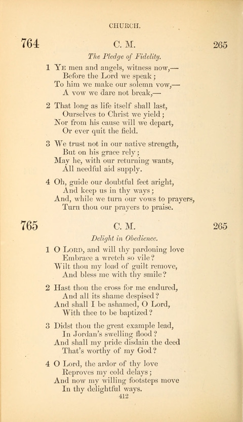 The Baptist Hymn Book page 412