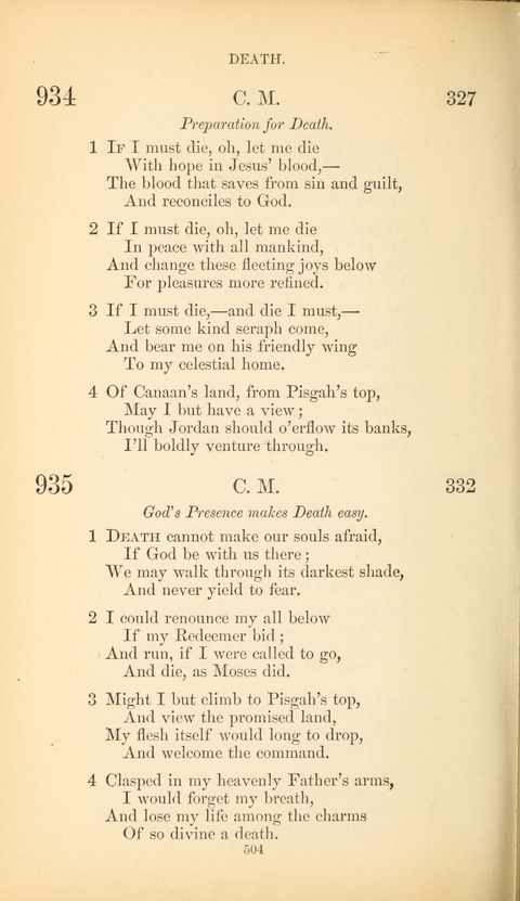 The Baptist Hymn Book page 504