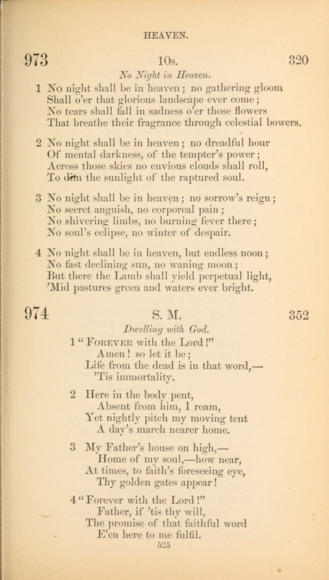 The Baptist Hymn Book page 525