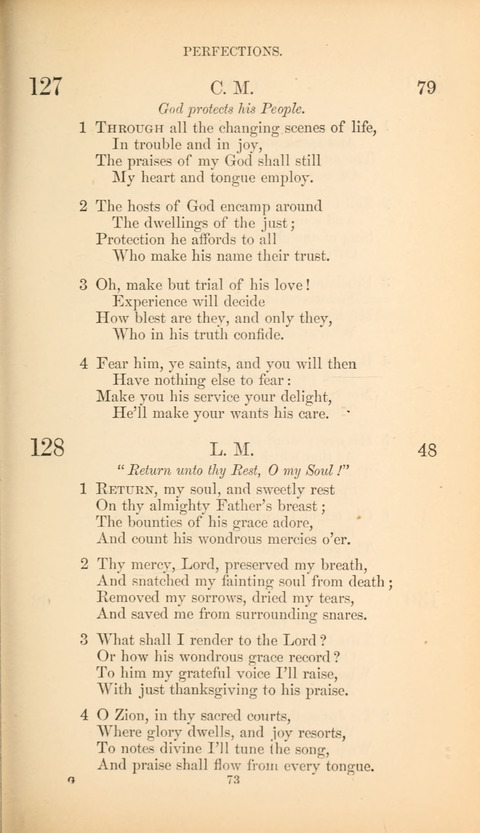 The Baptist Hymn Book page 73