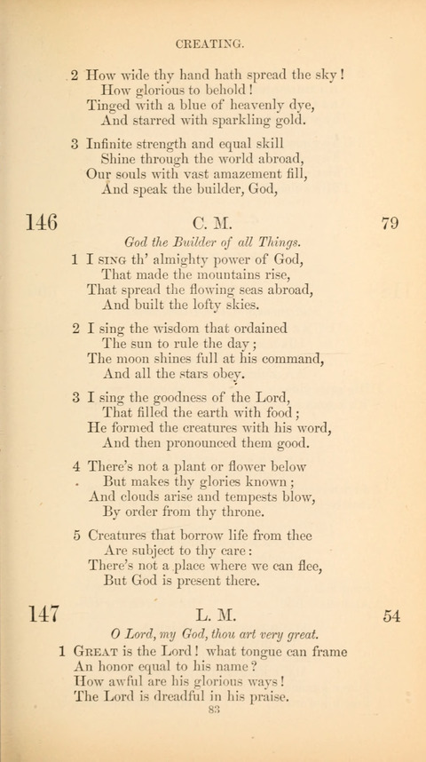 The Baptist Hymn Book page 83