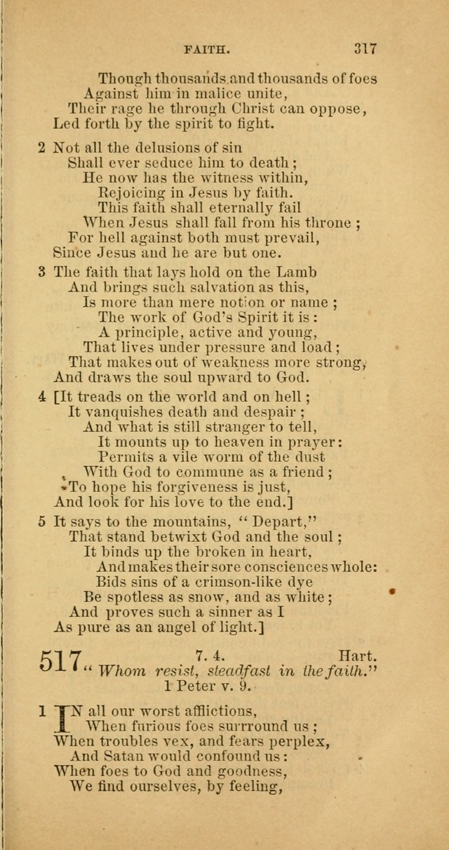 The Baptist Hymn Book: comprising a large and choice collection of psalms, hymns and spiritual songs, adapted to the faith and order of the Old School, or Primitive Baptists (2nd stereotype Ed.) page 319