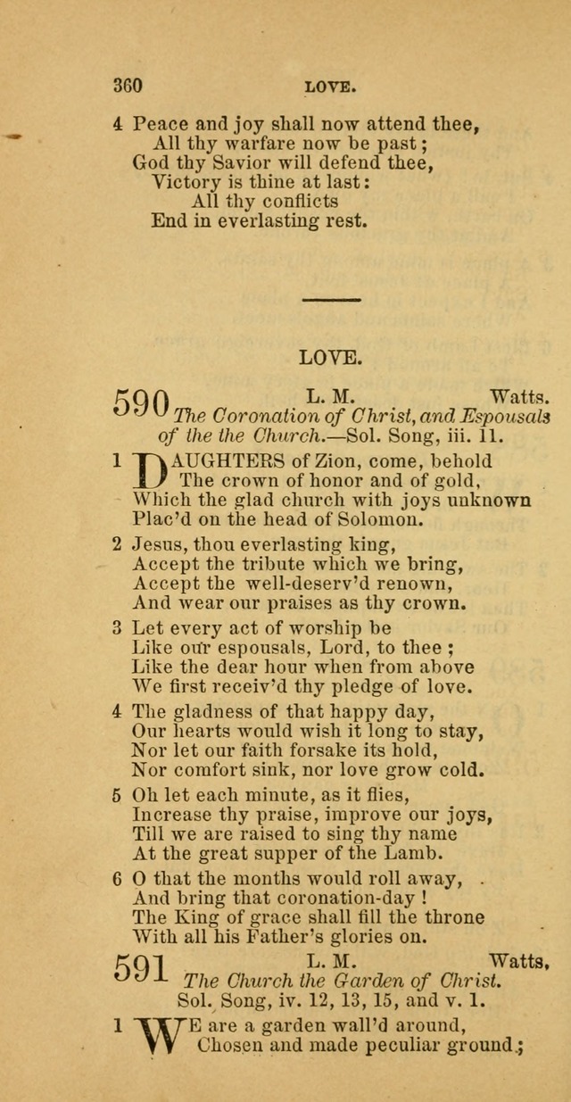 The Baptist Hymn Book: comprising a large and choice collection of psalms, hymns and spiritual songs, adapted to the faith and order of the Old School, or Primitive Baptists (2nd stereotype Ed.) page 362