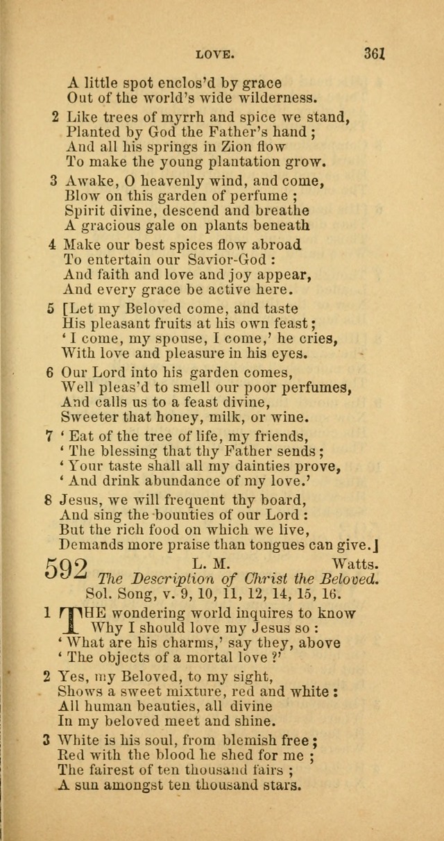 The Baptist Hymn Book: comprising a large and choice collection of psalms, hymns and spiritual songs, adapted to the faith and order of the Old School, or Primitive Baptists (2nd stereotype Ed.) page 363