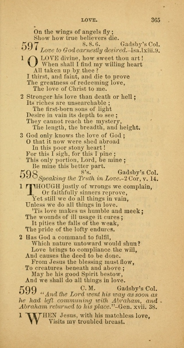 The Baptist Hymn Book: comprising a large and choice collection of psalms, hymns and spiritual songs, adapted to the faith and order of the Old School, or Primitive Baptists (2nd stereotype Ed.) page 367