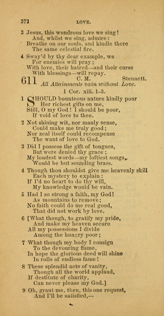 The Baptist Hymn Book: comprising a large and choice collection of psalms, hymns and spiritual songs, adapted to the faith and order of the Old School, or Primitive Baptists (2nd stereotype Ed.) page 374