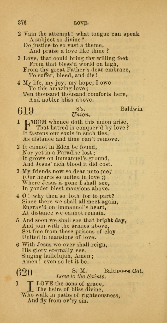 The Baptist Hymn Book: comprising a large and choice collection of psalms, hymns and spiritual songs, adapted to the faith and order of the Old School, or Primitive Baptists (2nd stereotype Ed.) page 378