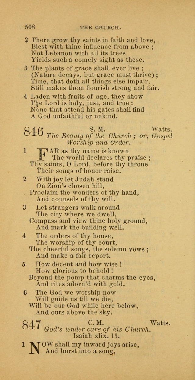 The Baptist Hymn Book: comprising a large and choice collection of psalms, hymns and spiritual songs, adapted to the faith and order of the Old School, or Primitive Baptists (2nd stereotype Ed.) page 510