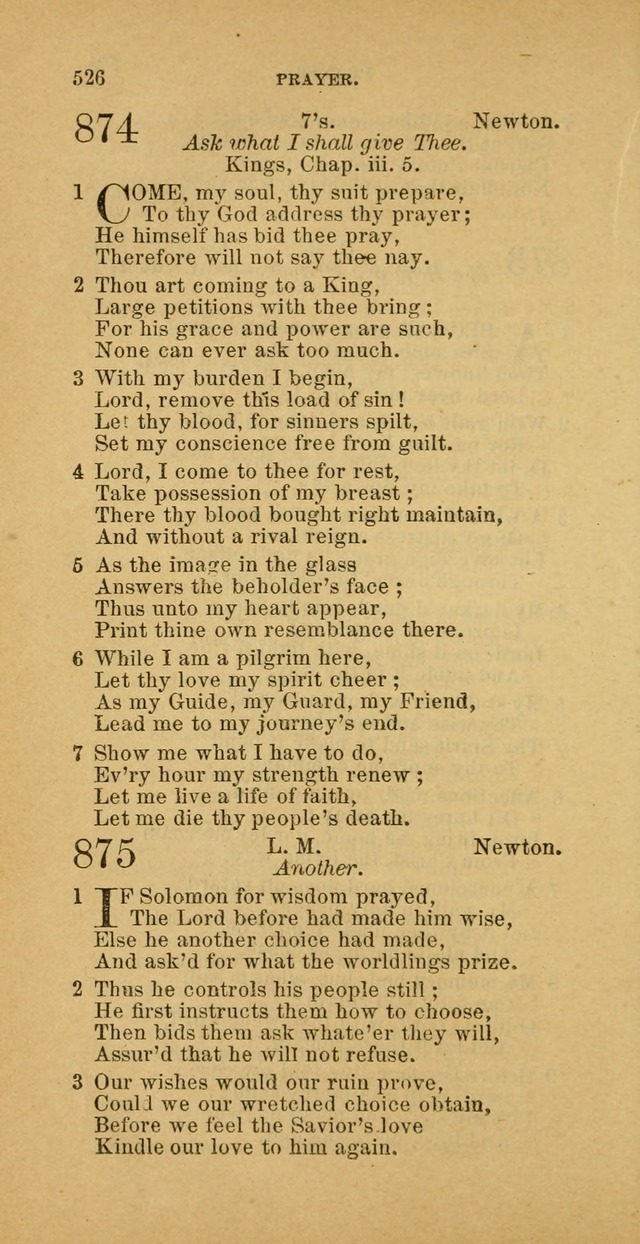 The Baptist Hymn Book: comprising a large and choice collection of psalms, hymns and spiritual songs, adapted to the faith and order of the Old School, or Primitive Baptists (2nd stereotype Ed.) page 528